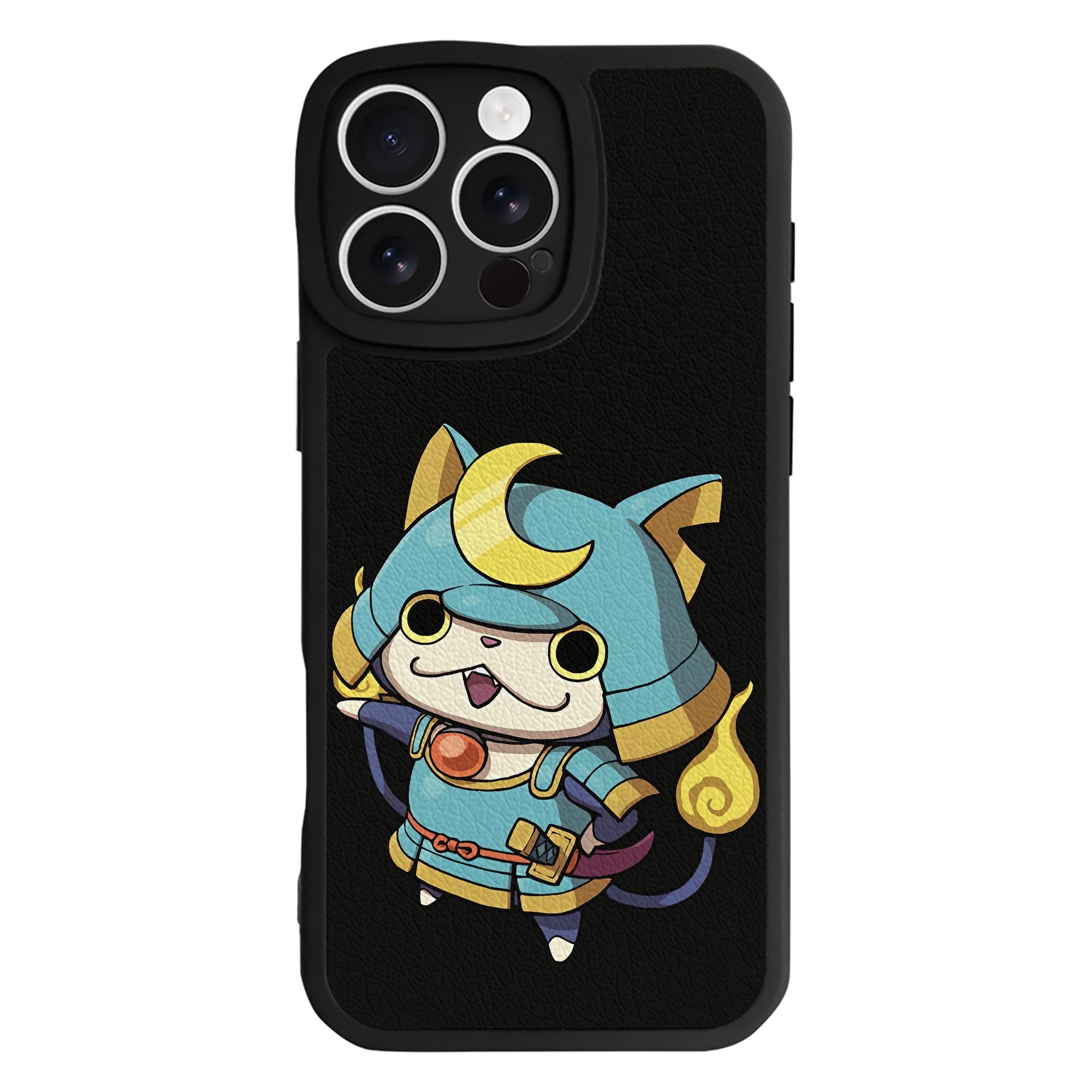 （画像用） 妖怪ウォッチ Yo-kai Watch 【iPhone 16シリーズ対応】シリコンスマホケース（レザー調） 材質：シリコン